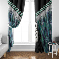 Aotearoa Korowai Motif Window Curtain Hei Manaia Poutama Maori Pattern
