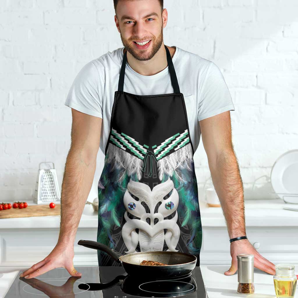 Aotearoa Korowai Motif Apron Maori Wheku Poutama LT14 - Polynesian Pride