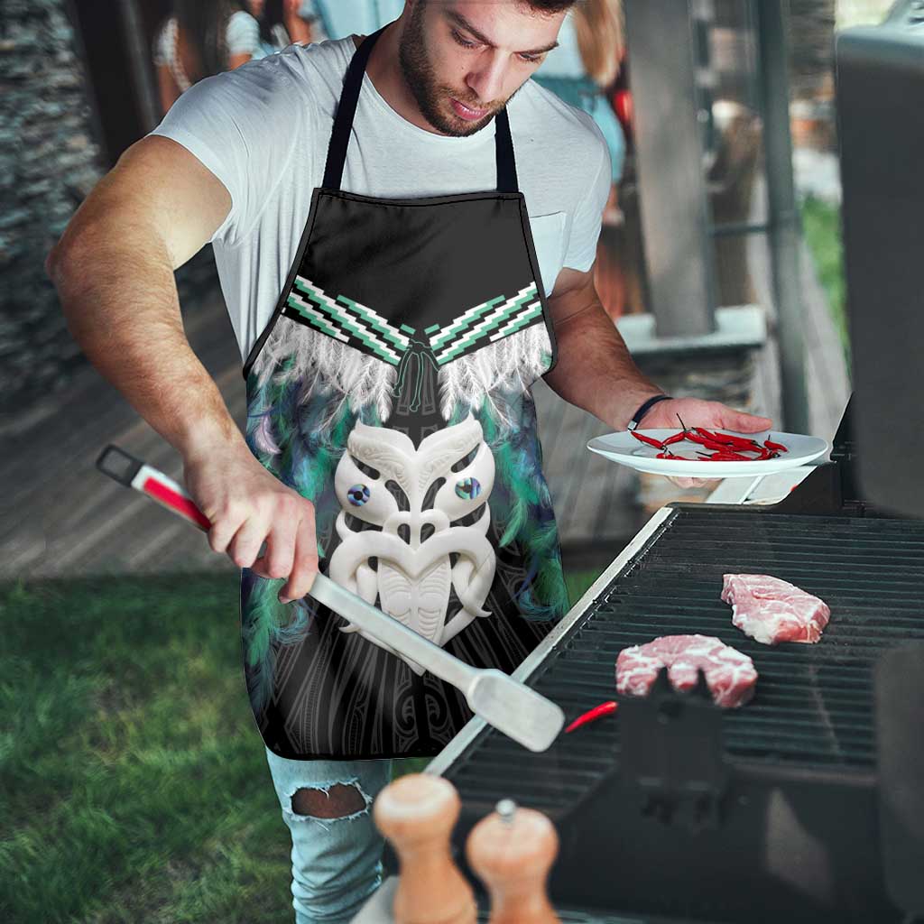 Aotearoa Korowai Motif Apron Maori Wheku Poutama LT14 - Polynesian Pride