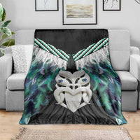 Aotearoa Korowai Motif Blanket Maori Wheku Poutama LT14 - Polynesian Pride