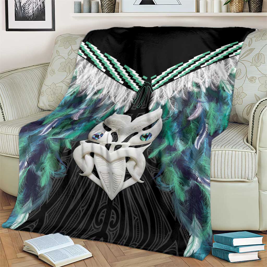 Aotearoa Korowai Motif Blanket Maori Wheku Poutama LT14 - Polynesian Pride