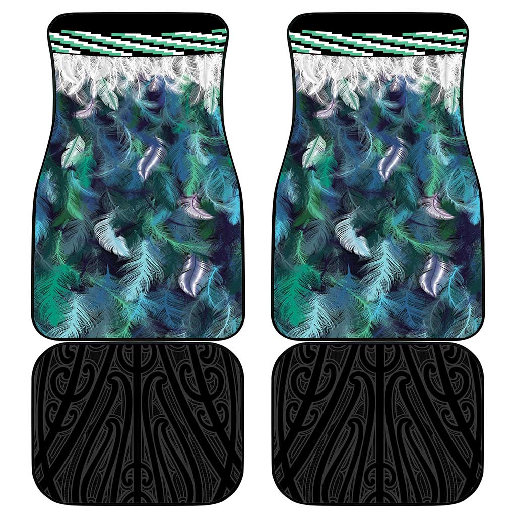 Aotearoa Korowai Motif Car Mats Maori Wheku Poutama LT14 - Polynesian Pride