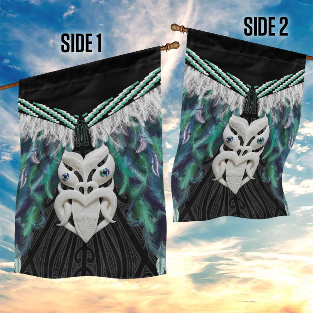 Aotearoa Korowai Motif Garden Flag Maori Wheku Poutama