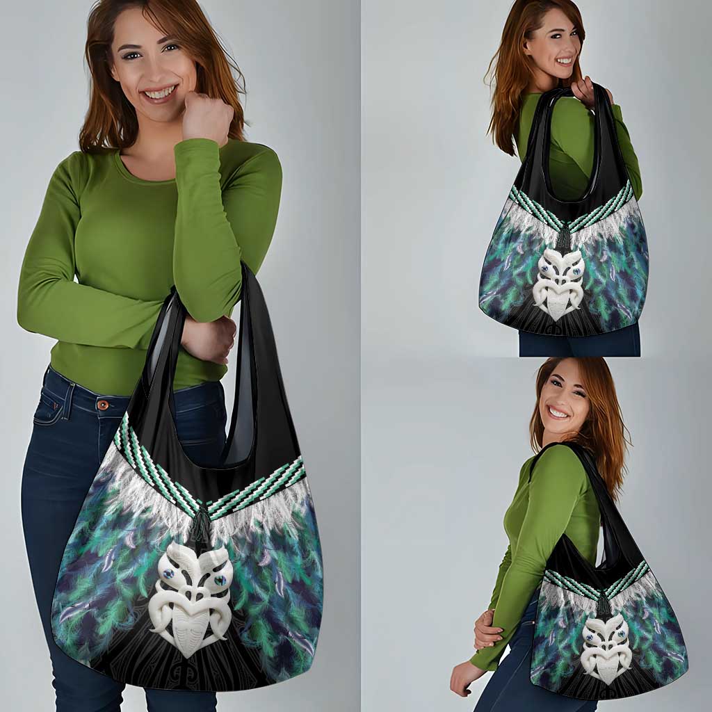 Aotearoa Korowai Motif Grocery Bag Maori Wheku Poutama LT14 - Polynesian Pride