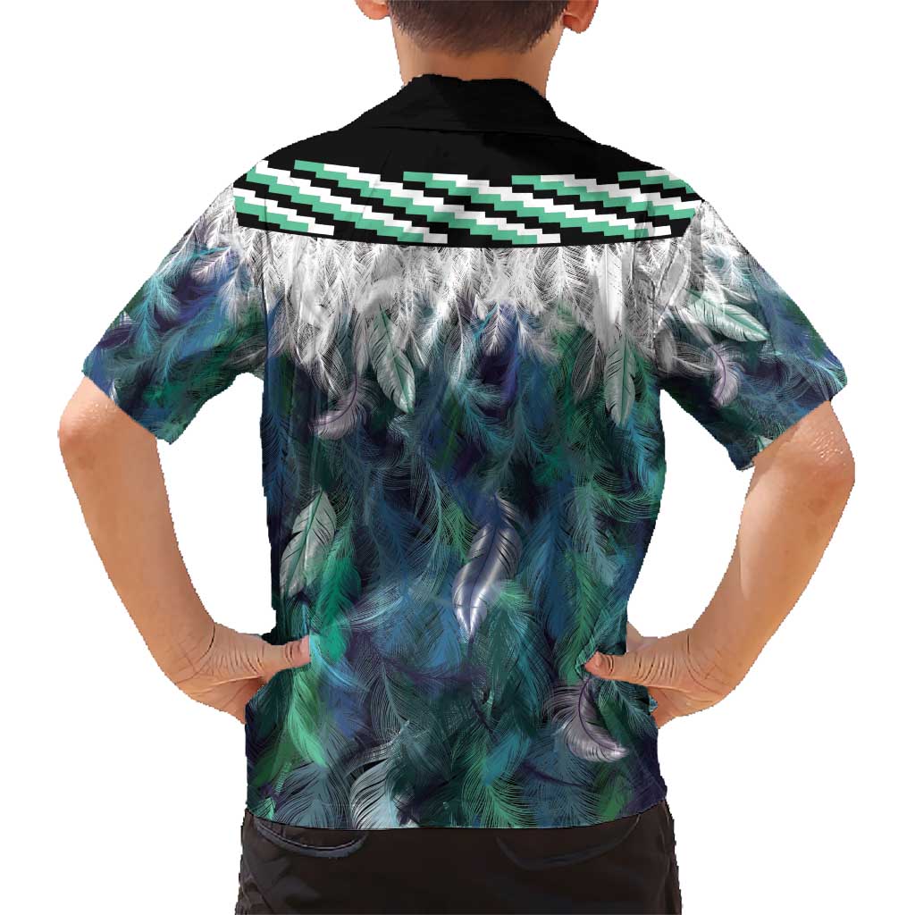 Aotearoa Korowai Motif Hawaiian Shirt Maori Wheku Poutama