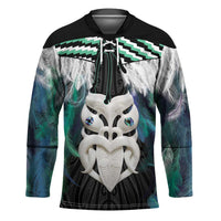 Aotearoa Korowai Motif Hockey Jersey Maori Wheku Poutama - Polynesian Pride