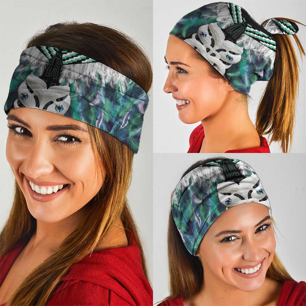 Aotearoa Korowai Motif Neck Gaiter Maori Wheku Poutama - Polynesian Pride