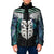 Aotearoa Korowai Motif Padded Jacket Maori Wheku Poutama - Polynesian Pride