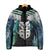 Aotearoa Korowai Motif Padded Jacket Maori Wheku Poutama - Polynesian Pride