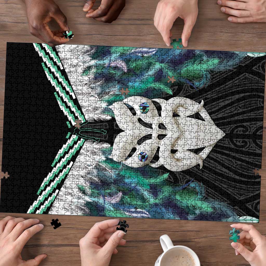 Aotearoa Korowai Motif Puzzle Maori Wheku Poutama LT14 - Polynesian Pride