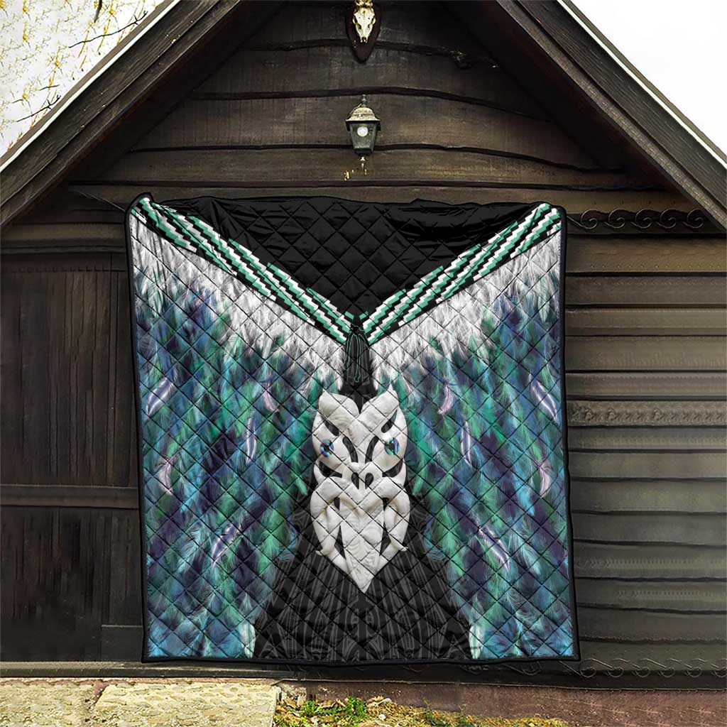 Aotearoa Korowai Motif Quilt Maori Wheku Poutama