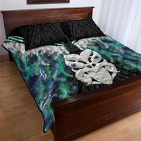 Aotearoa Korowai Motif Quilt Bed Set Maori Wheku Poutama LT14 - Polynesian Pride