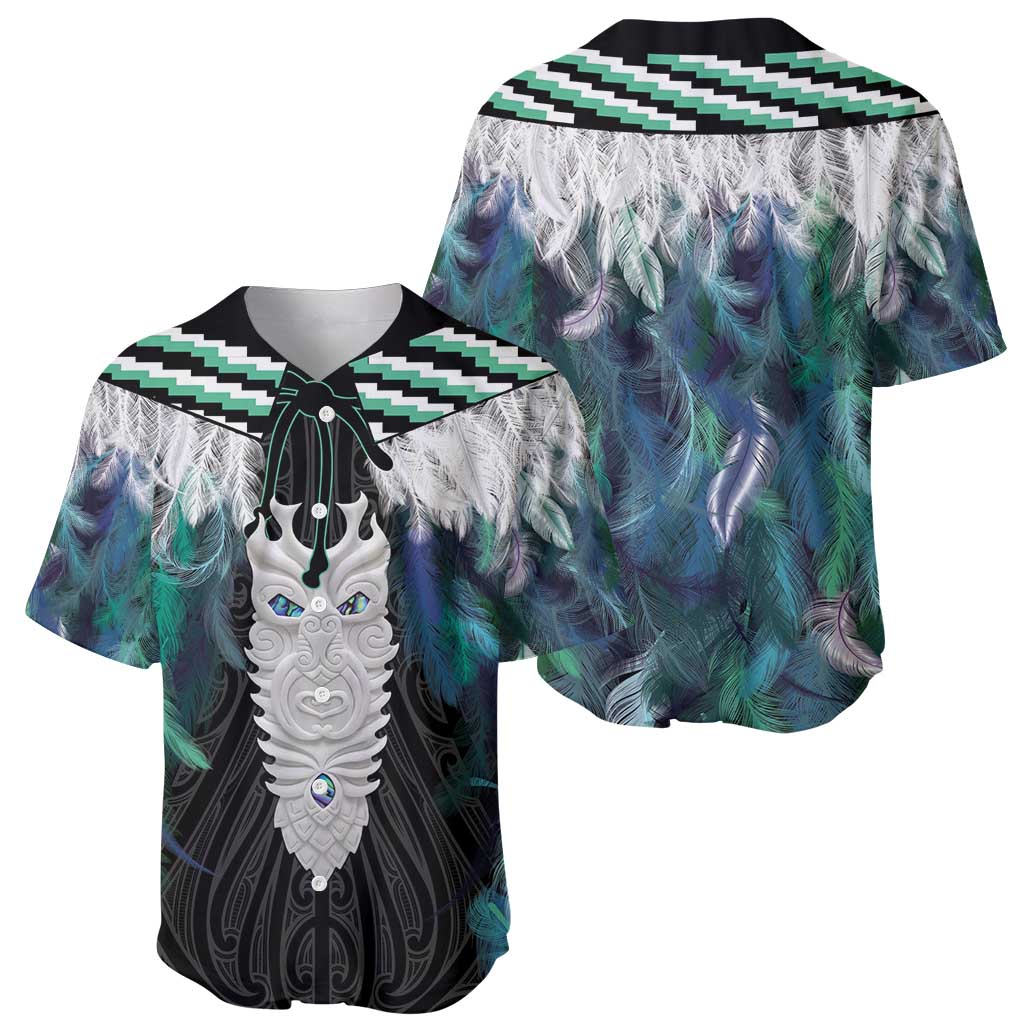 Aotearoa Korowai Motif Baseball Jersey Maori Tane Poutama