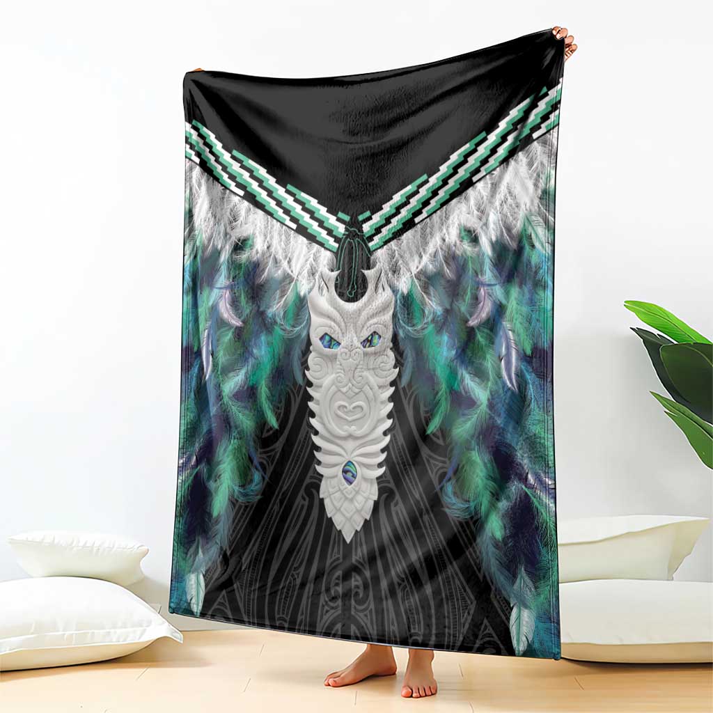Aotearoa Korowai Motif Blanket Maori Tane Poutama LT14 - Polynesian Pride