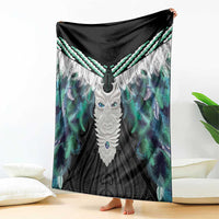 Aotearoa Korowai Motif Blanket Maori Tane Poutama LT14 - Polynesian Pride