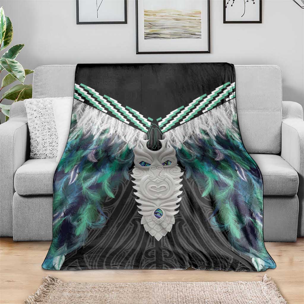 Aotearoa Korowai Motif Blanket Maori Tane Poutama LT14 - Polynesian Pride