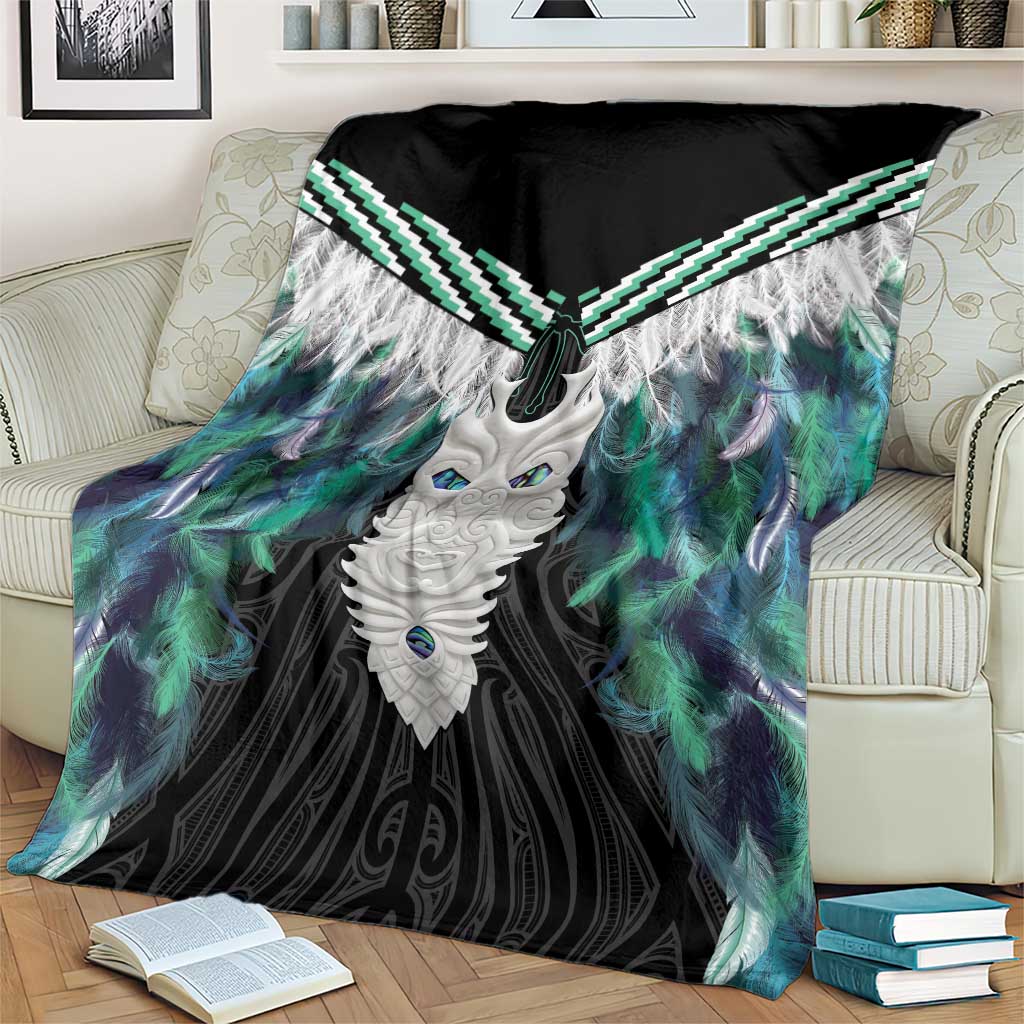 Aotearoa Korowai Motif Blanket Maori Tane Poutama LT14 - Polynesian Pride