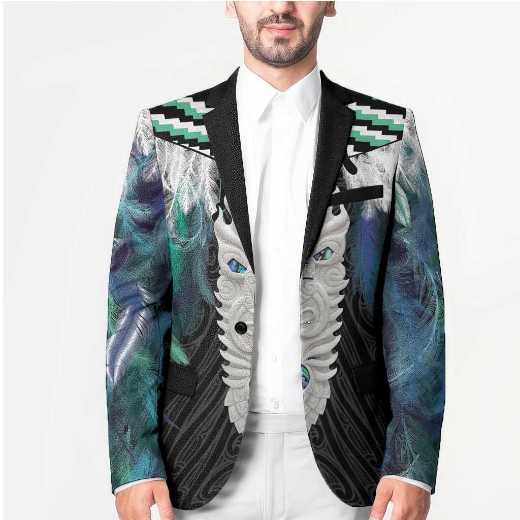 Aotearoa Korowai Motif Blazer Maori Tane Poutama LT14 - Polynesian Pride
