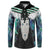 Aotearoa Korowai Motif Button Sweatshirt Maori Tane Poutama