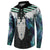 Aotearoa Korowai Motif Button Sweatshirt Maori Tane Poutama