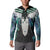 Aotearoa Korowai Motif Button Sweatshirt Maori Tane Poutama