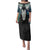 Aotearoa Korowai Motif Family Matching Puletasi and Hawaiian Shirt Maori Tane Poutama