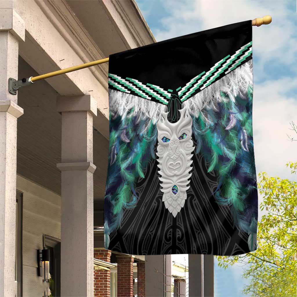Aotearoa Korowai Motif Garden Flag Maori Tane Poutama