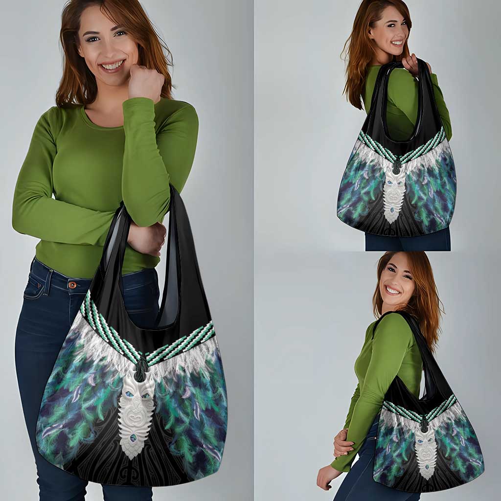 Aotearoa Korowai Motif Grocery Bag Maori Tane Poutama LT14 - Polynesian Pride