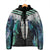 Aotearoa Korowai Motif Padded Jacket Maori Tane Poutama - Polynesian Pride