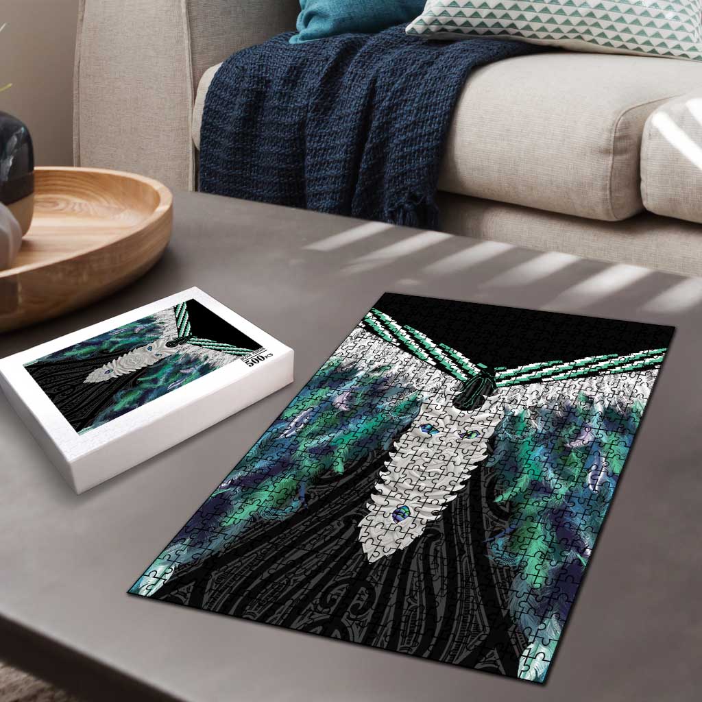 Aotearoa Korowai Motif Puzzle Maori Tane Poutama LT14 - Polynesian Pride