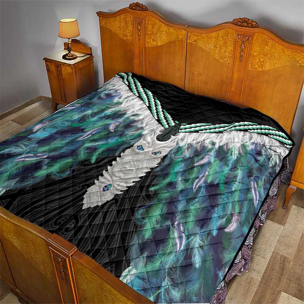 Aotearoa Korowai Motif Quilt Maori Tane Poutama