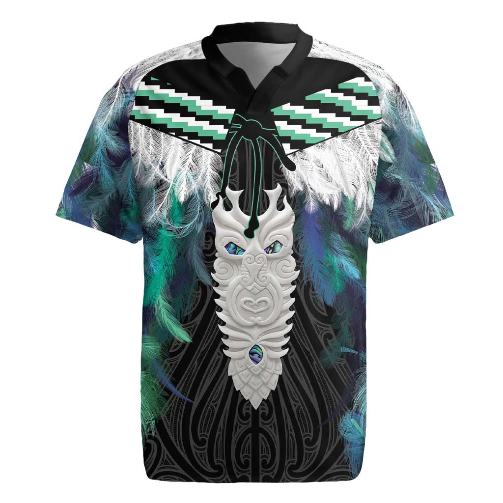 Aotearoa Korowai Motif Rugby Jersey Maori Tane Poutama