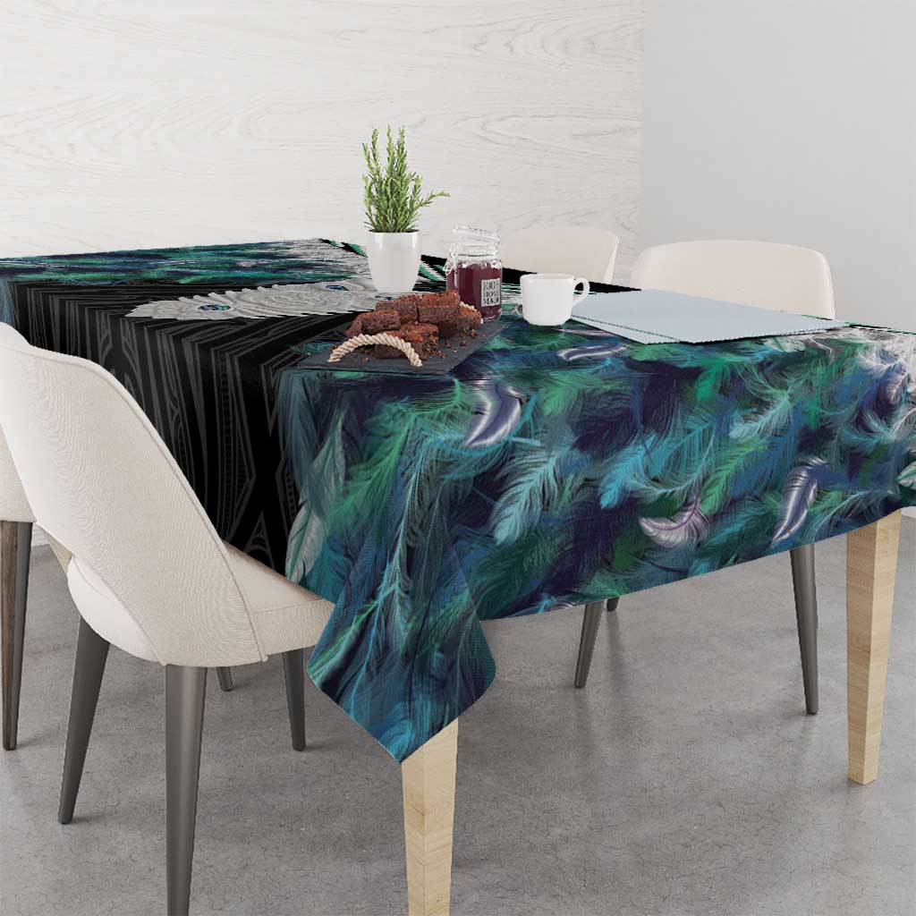 Aotearoa Korowai Motif Tablecloth Maori Tane Poutama LT14 - Polynesian Pride