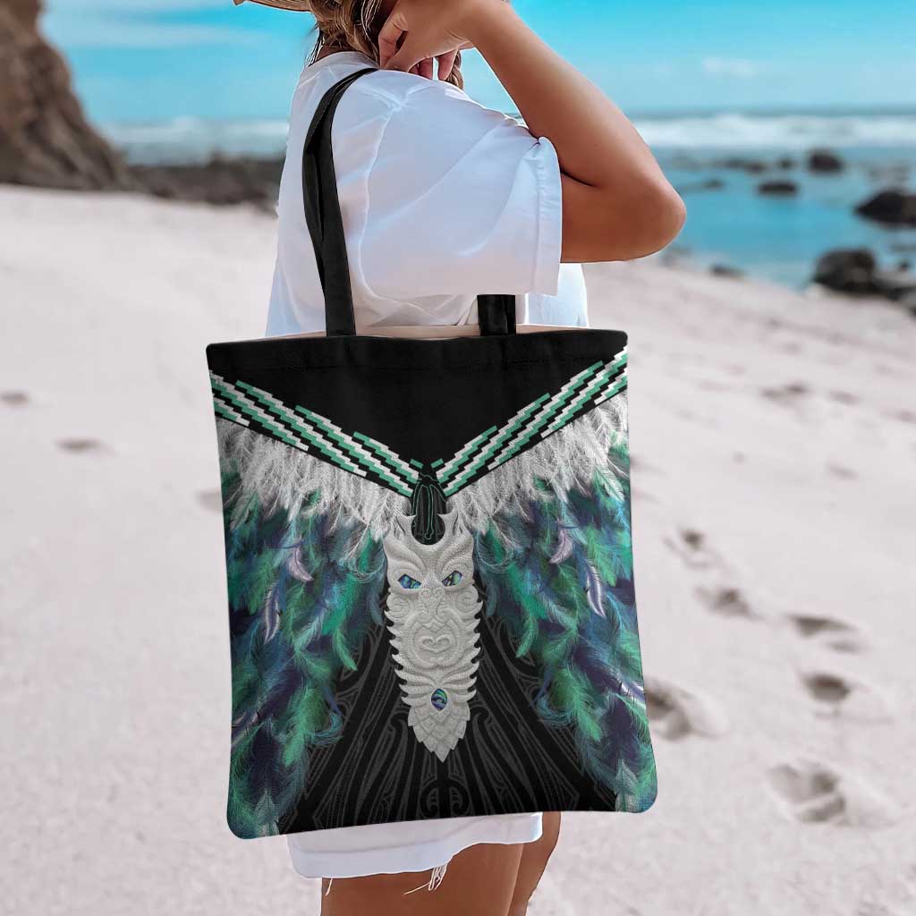Aotearoa Korowai Motif Tote Bag Maori Tane Poutama - Polynesian Pride