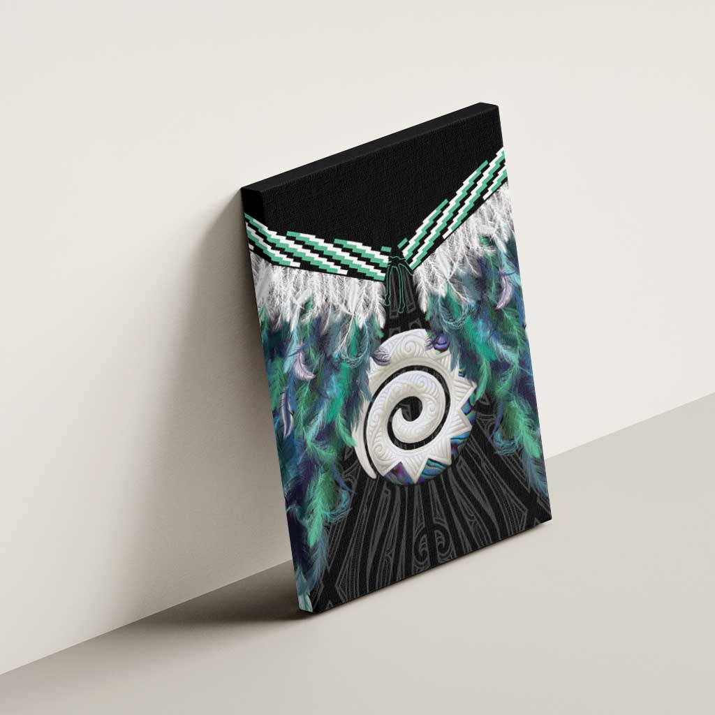 Aotearoa Korowai Motif Canvas Wall Art Maori Koru Poutama LT14 - Polynesian Pride