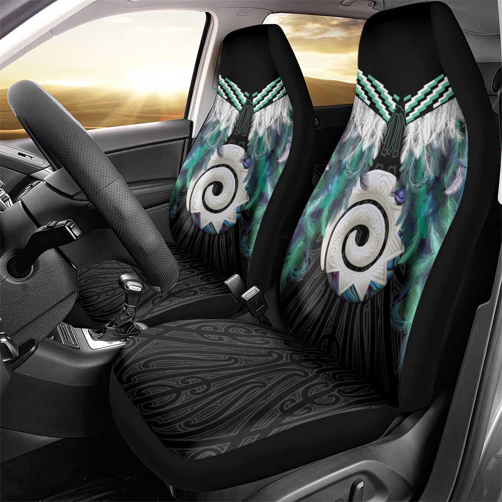 Aotearoa Korowai Motif Car Seat Cover Maori Koru Poutama