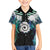 Aotearoa Korowai Motif Family Matching Puletasi and Hawaiian Shirt Maori Koru Poutama