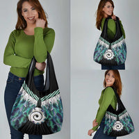 Aotearoa Korowai Motif Grocery Bag Maori Koru Poutama LT14 - Polynesian Pride