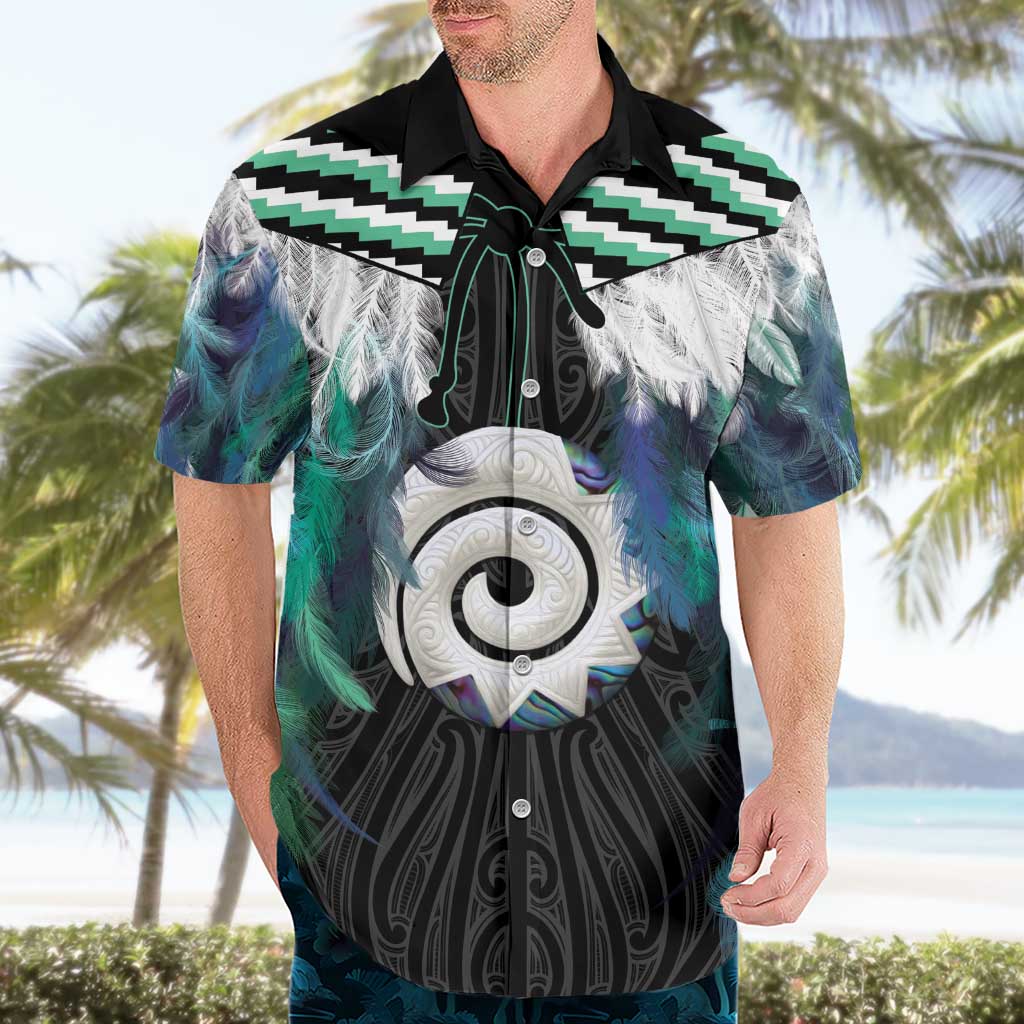 Aotearoa Korowai Motif Hawaiian Shirt Maori Koru Poutama LT14 - Polynesian Pride