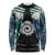Aotearoa Korowai Motif Long Sleeve Shirt Maori Koru Poutama