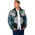 Aotearoa Korowai Motif Padded Jacket Maori Koru Poutama - Polynesian Pride
