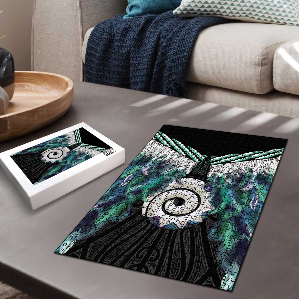 Aotearoa Korowai Motif Puzzle Maori Koru Poutama - Polynesian Pride