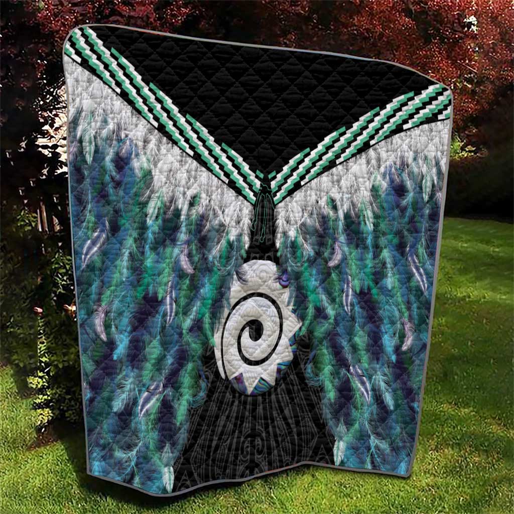 Aotearoa Korowai Motif Quilt Maori Koru Poutama
