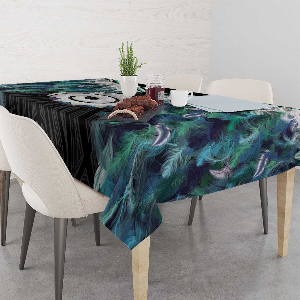 Aotearoa Korowai Motif Tablecloth Maori Koru Poutama LT14 - Polynesian Pride