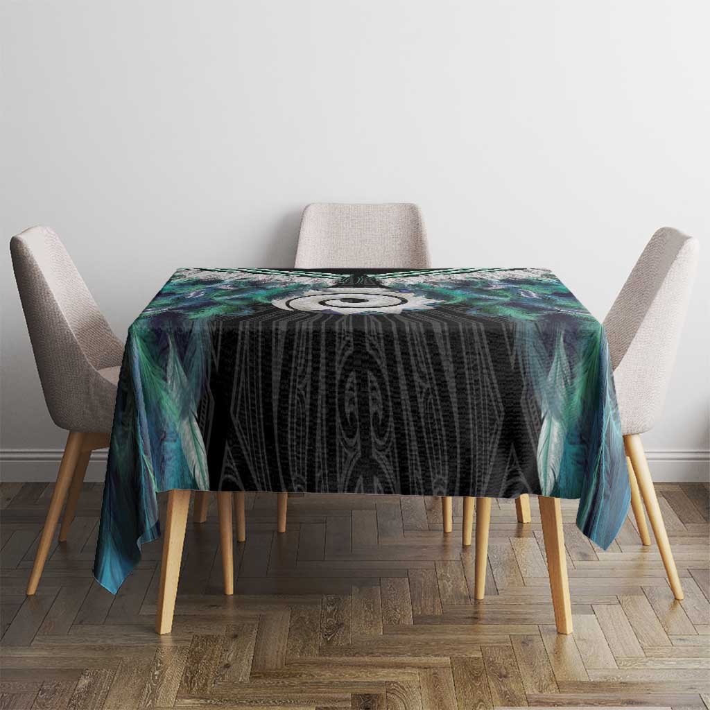 Aotearoa Korowai Motif Tablecloth Maori Koru Poutama LT14 - Polynesian Pride