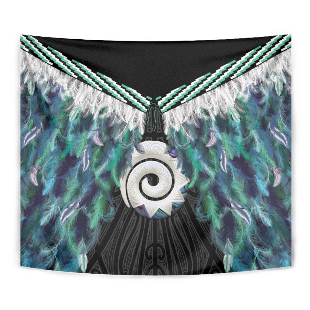 Aotearoa Korowai Motif Tapestry Maori Koru Poutama