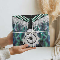 Aotearoa Korowai Motif Wrapping Paper Maori Koru Poutama - Polynesian Pride