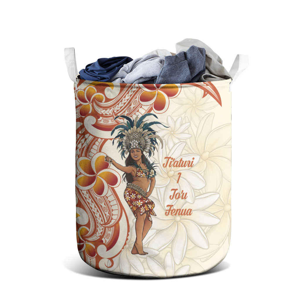 Heiva i Tahiti Laundry Basket Ori Tahitian Dance Tiare Maori LT14 - Polynesian Pride