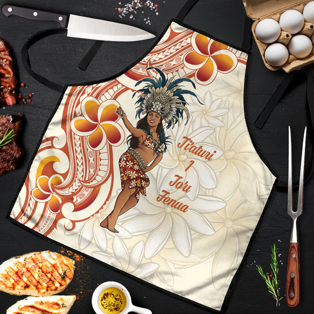 Heiva i Tahiti Apron Ori Tahitian Dance Tiare Maori LT14 Beige - Polynesian Pride