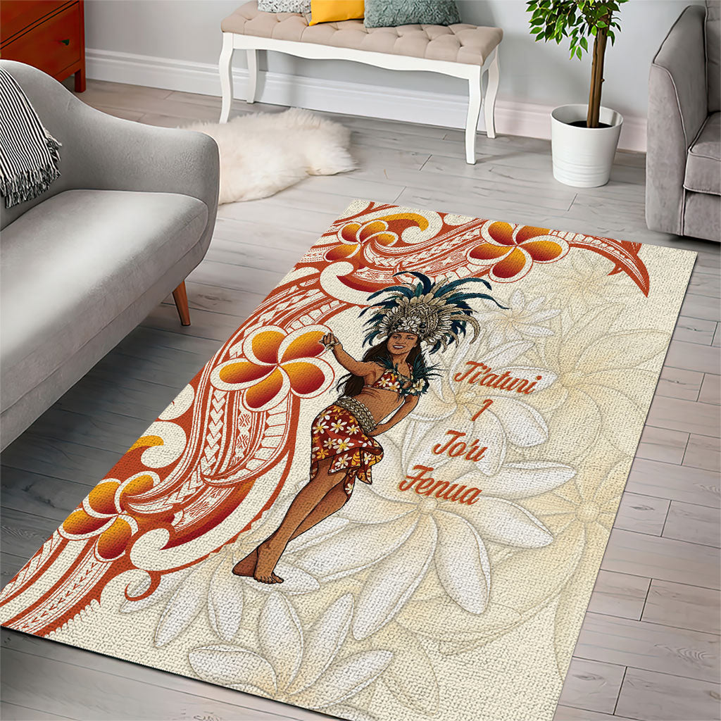 Heiva i Tahiti Area Rug Ori Tahitian Dance Tiare Maori LT14 - Polynesian Pride